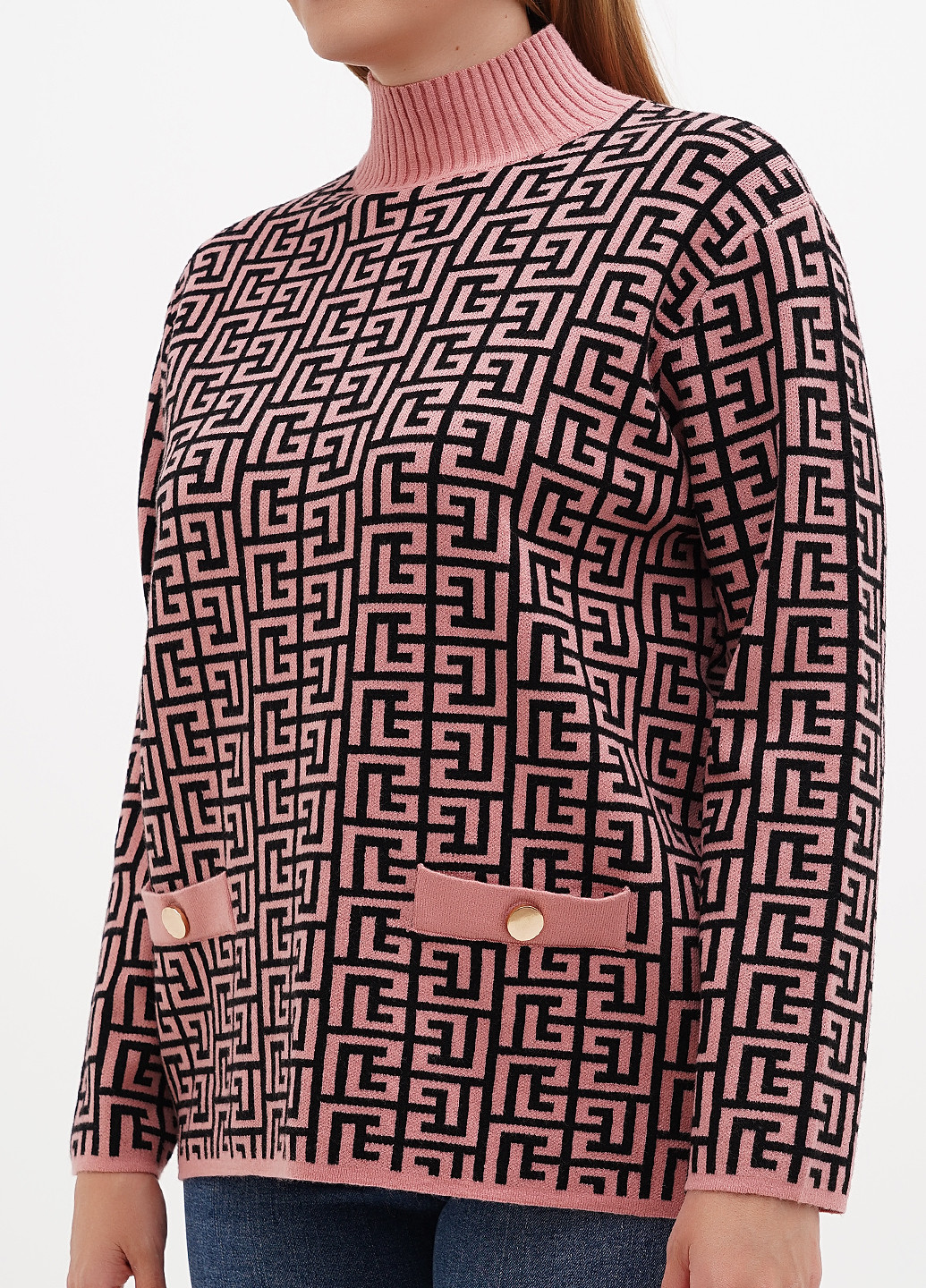 Рожевий демісезонний светр Kiss Me