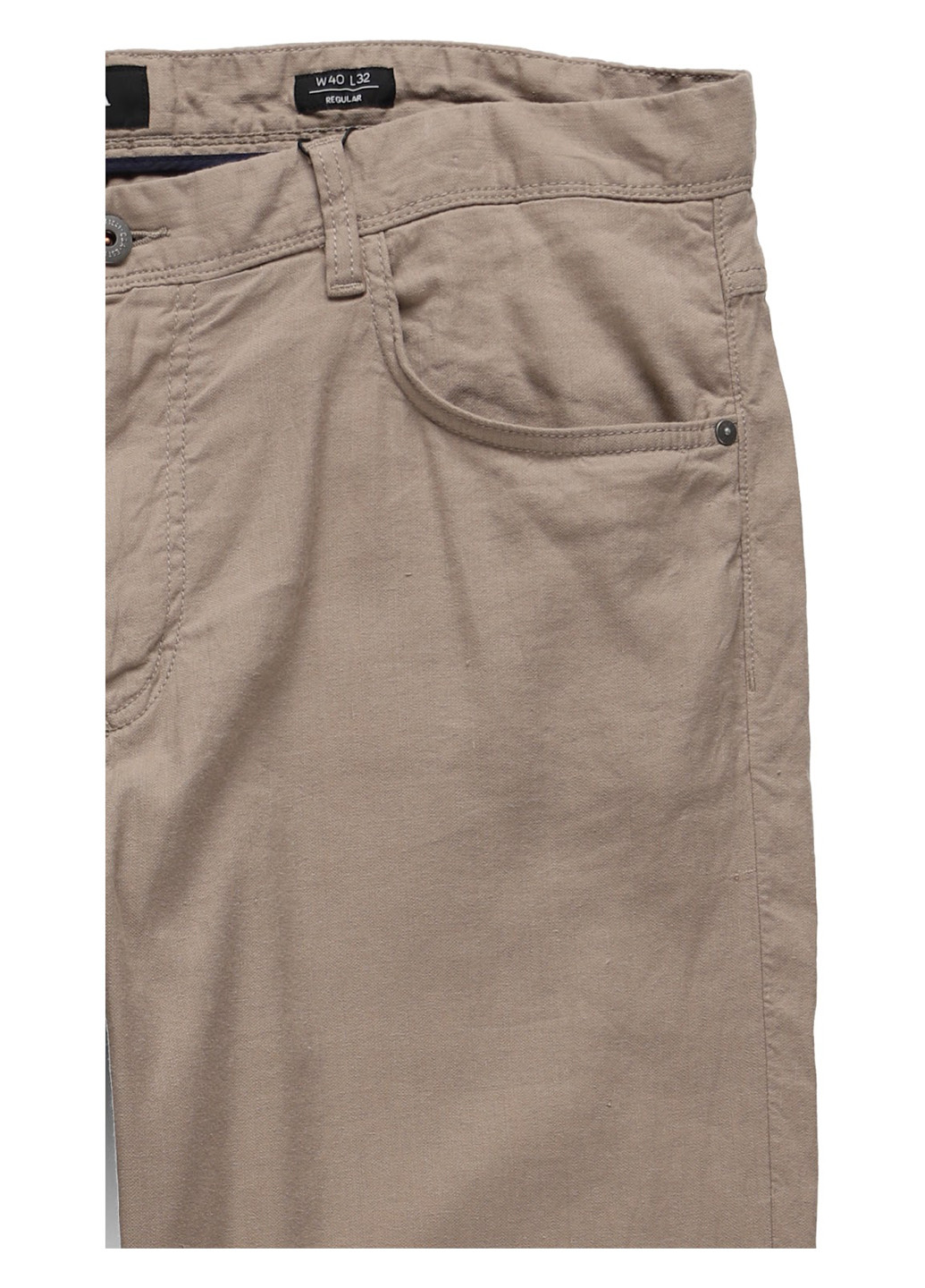 Бежевые кэжуал демисезонные зауженные брюки C&A