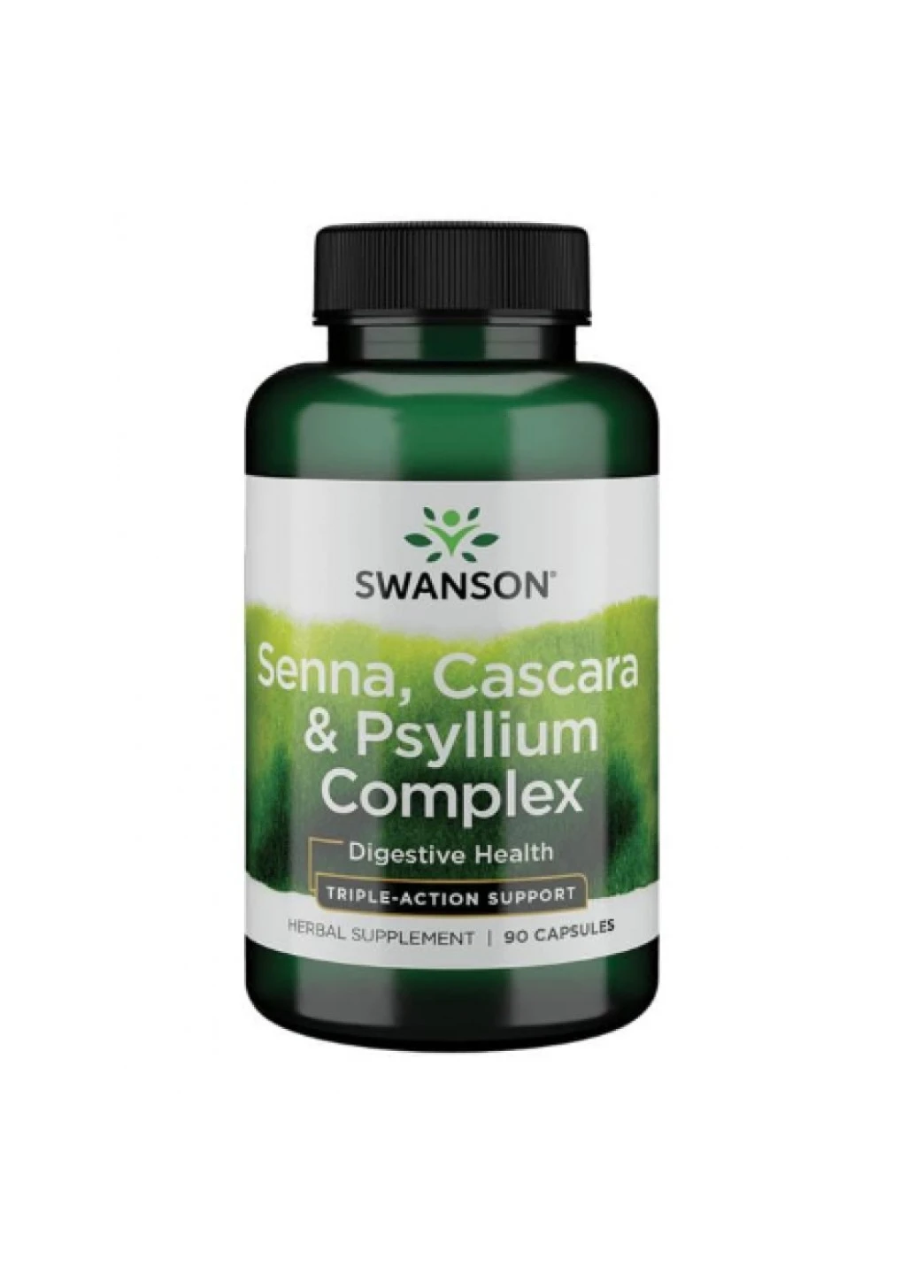 Cенна Псілліум Каскара Комплекс Senna Cascara Psyllium Complex 90 капсул Swanson (255409853)