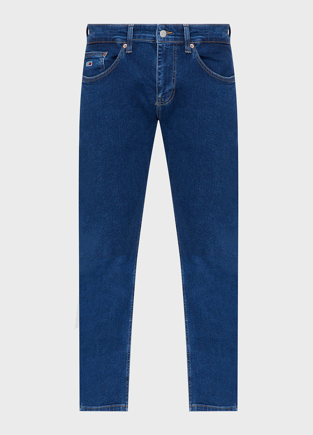 Синие демисезонные зауженные джинсы Tommy Jeans