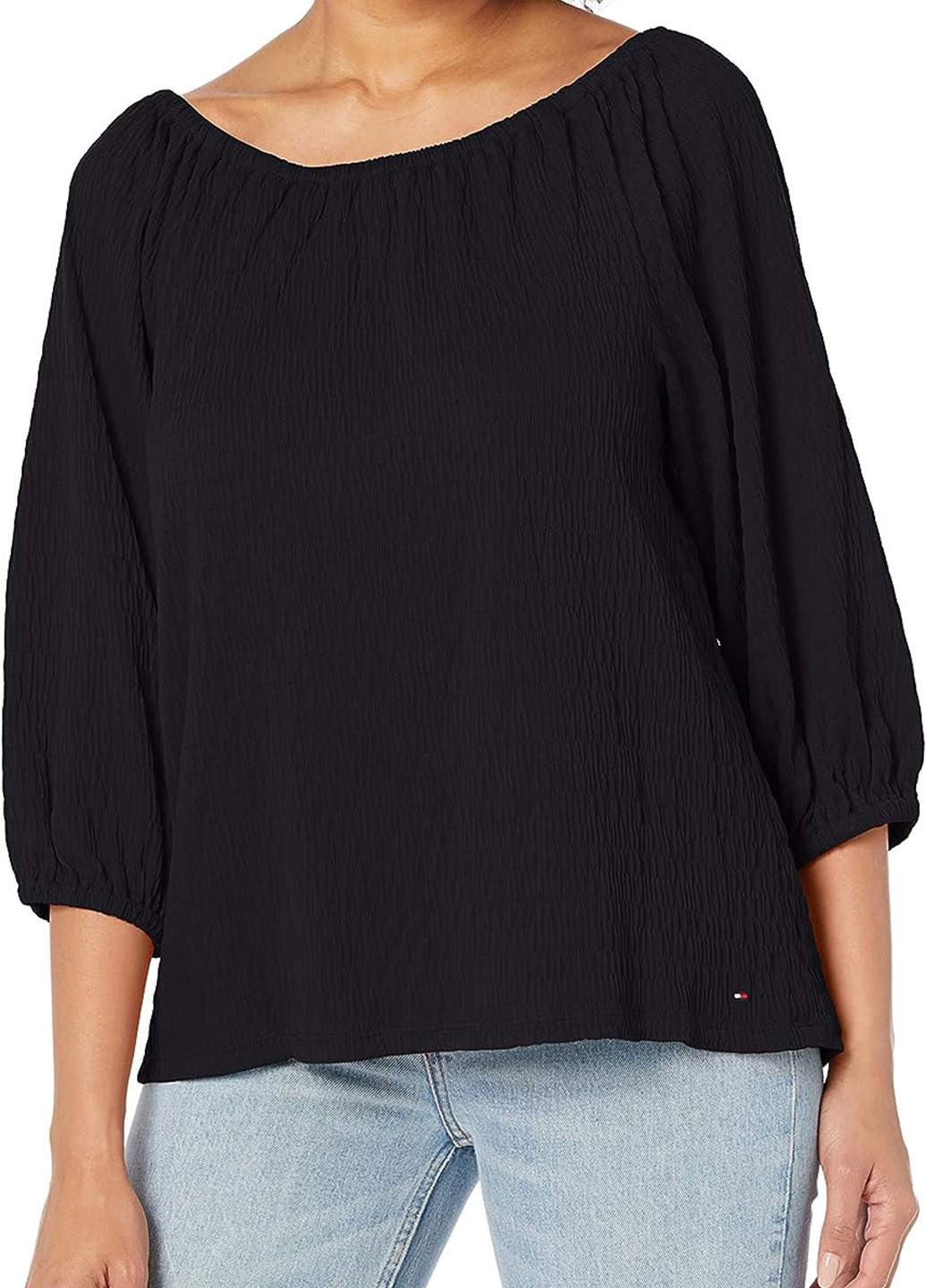 Чёрная блуза Tommy Hilfiger