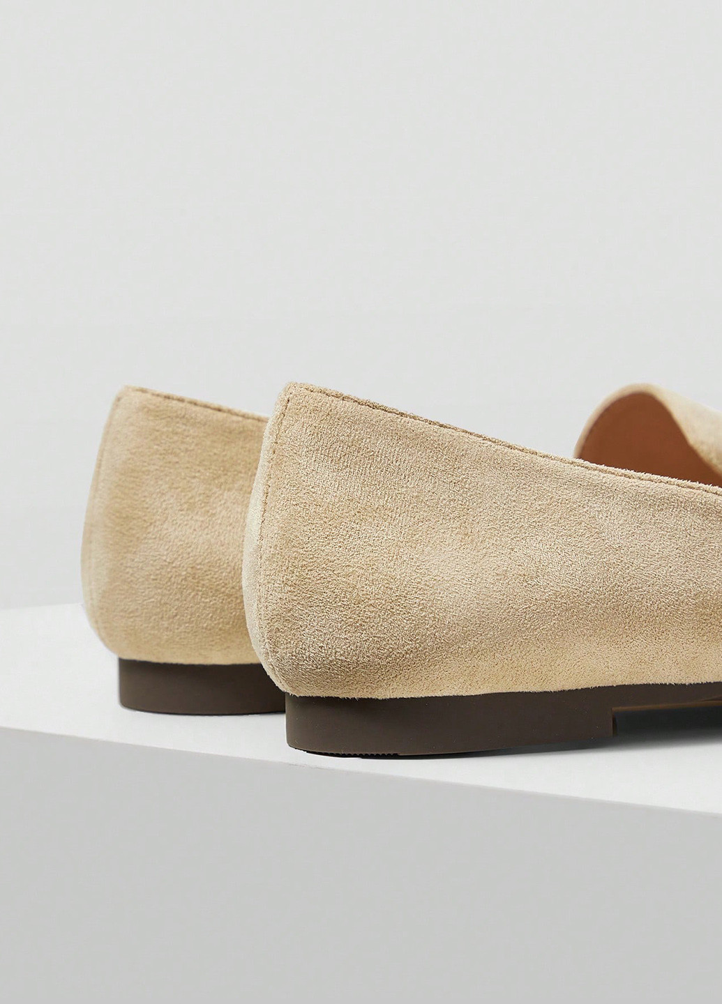 SHEIN Туфлі лофери кремовий з штучна замша, китай — демісезон (366498916)