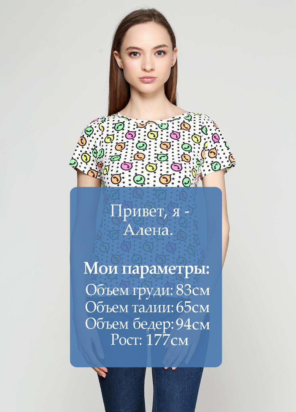 Молочная летняя футболка ZUBRYTSKAYA