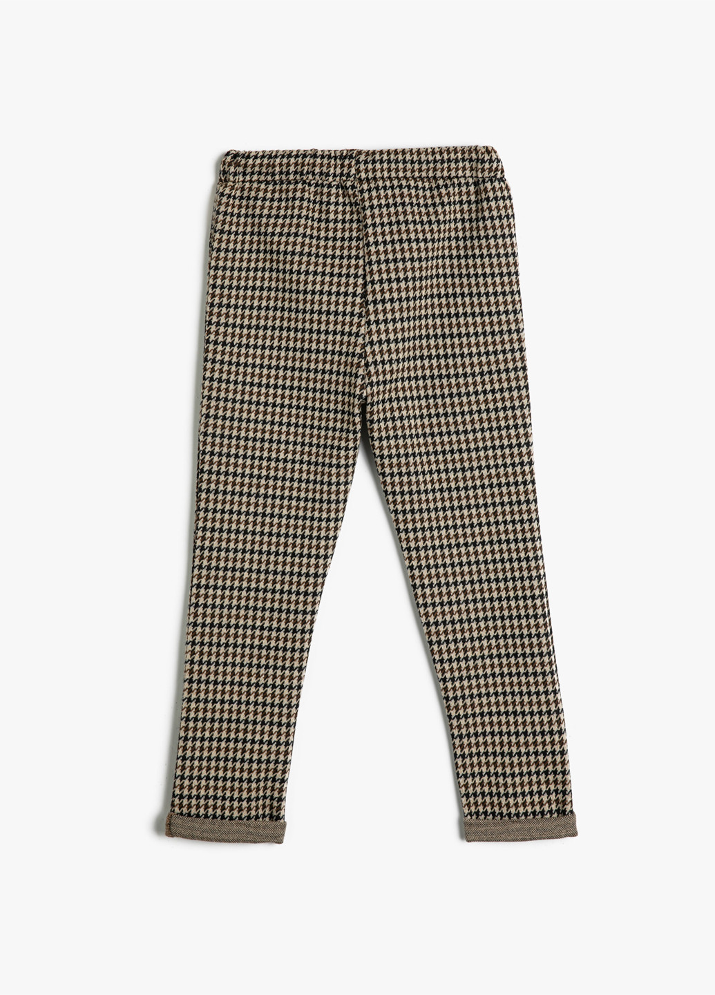 Светло-коричневые кэжуал демисезонные брюки зауженные KOTON