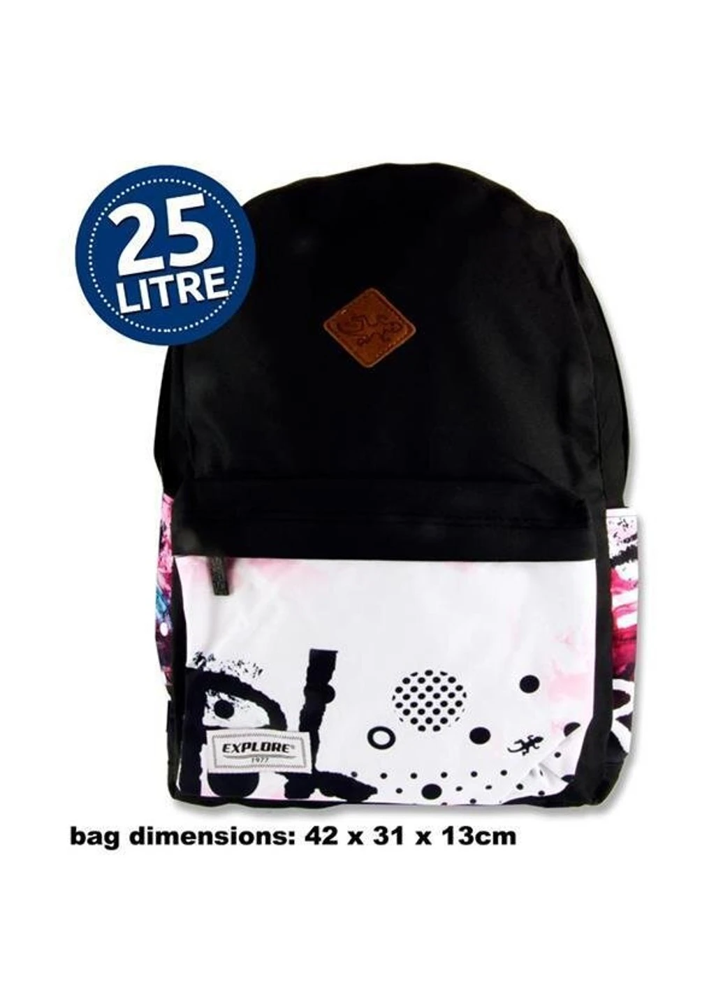 Рюкзак Explore Backpack - 25 Litre - Black Explore Hoop, 42 см (14351) (B07F39237T) Premier (255254837)