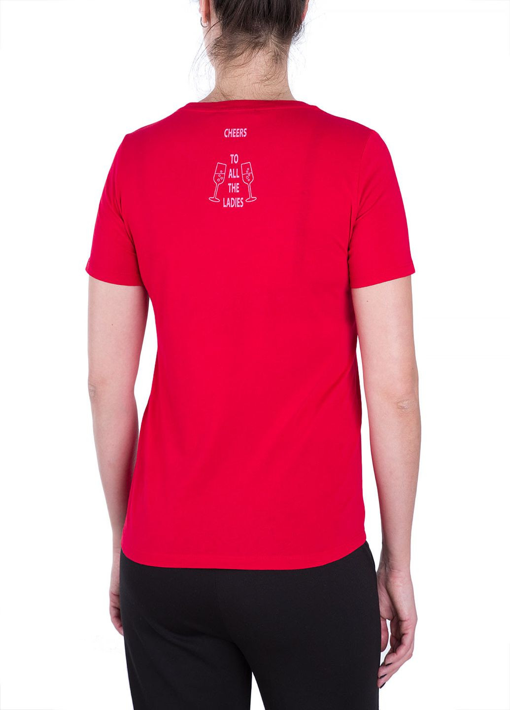 Красная летняя футболка Marc Aurel