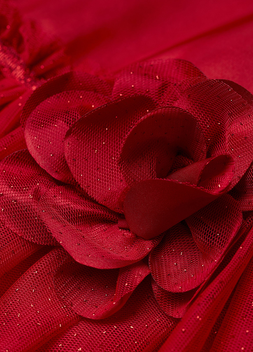 Червона святковий сукня кльош H&M однотонна