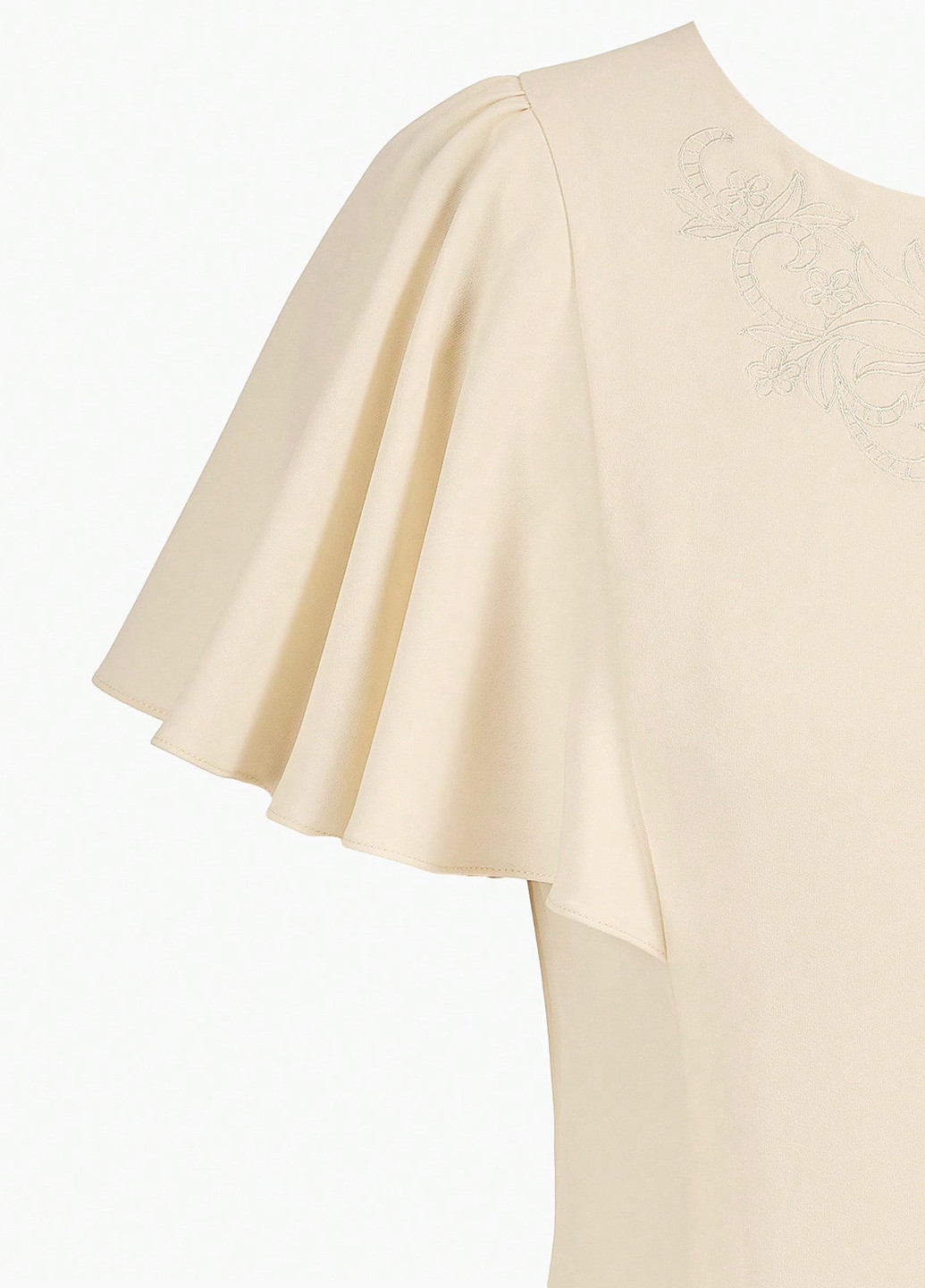 Кремовая блуза SHEIN