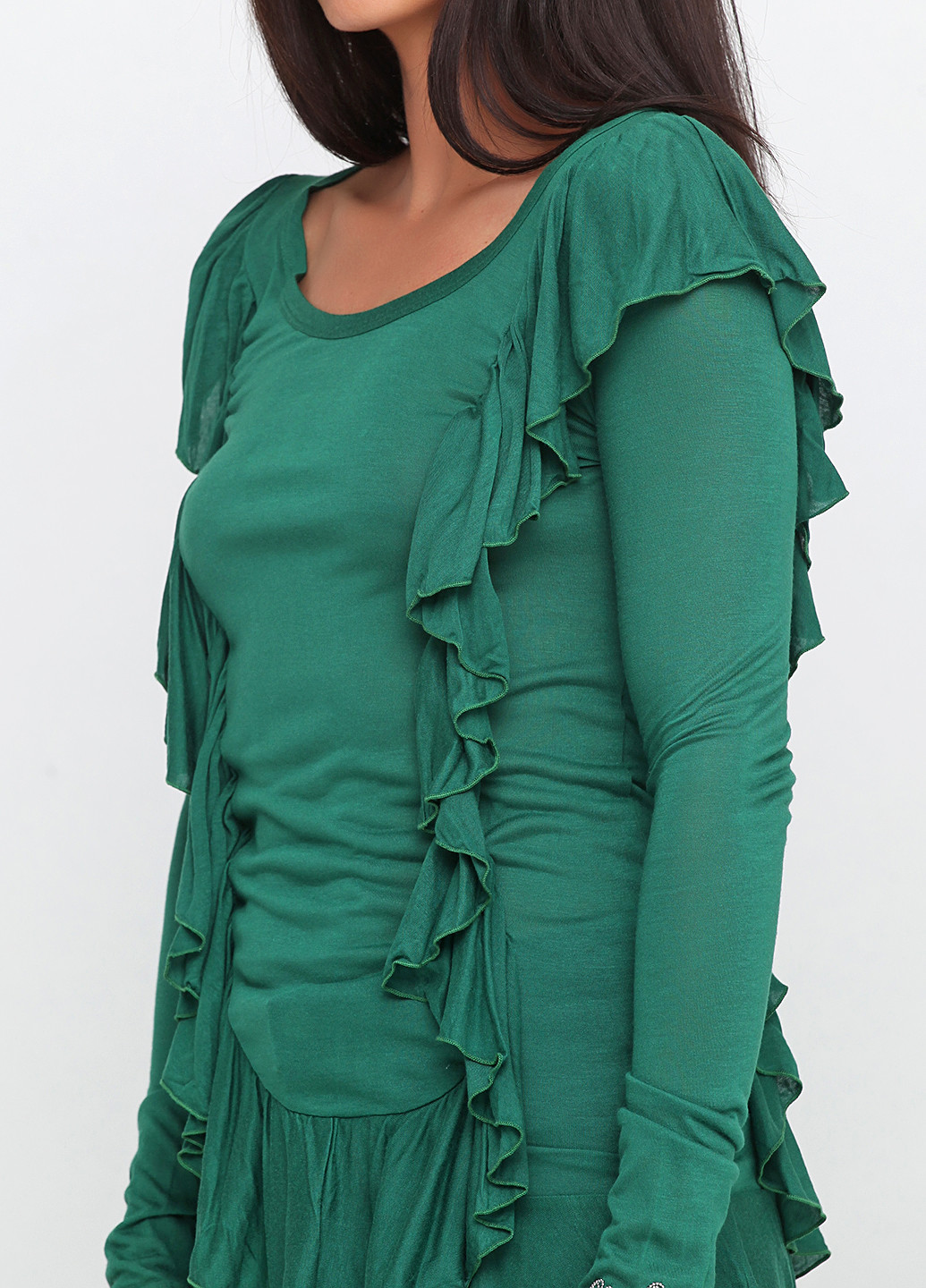 Зеленая демисезонная блуза Nolita