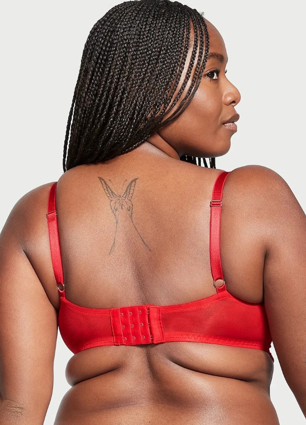 Красный демисезонный комплект (бюстгальтер, трусики) Victoria's Secret