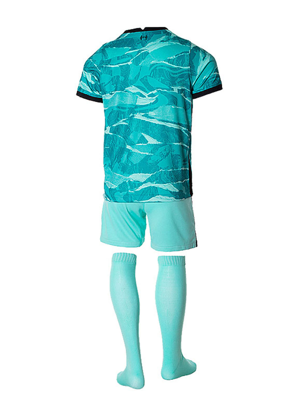 Бирюзовый демисезонный костюм (футболка, шорты, гольфы) Nike LFC I NK BRT KIT AW