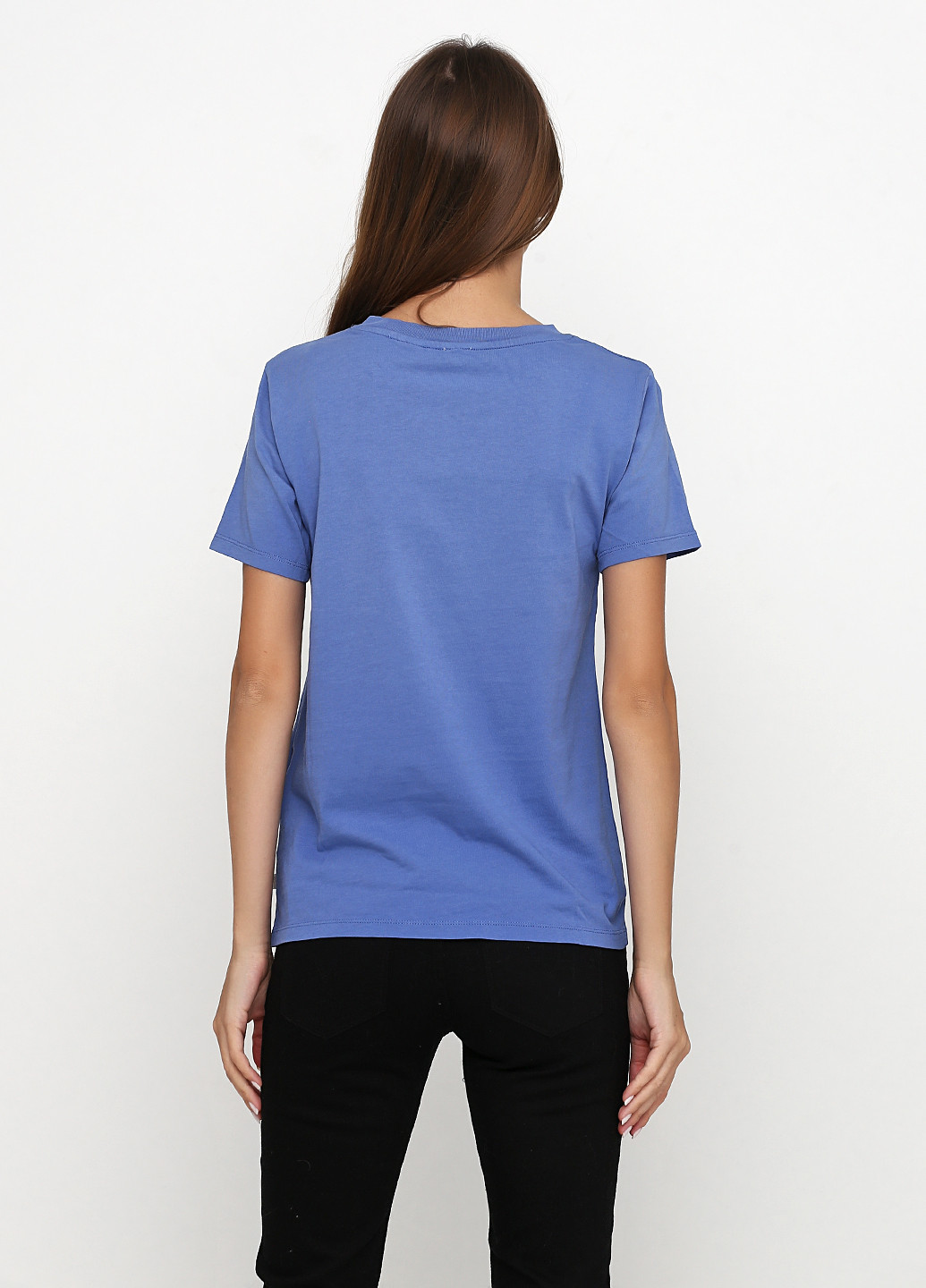 Темно-голубая летняя футболка Levi's