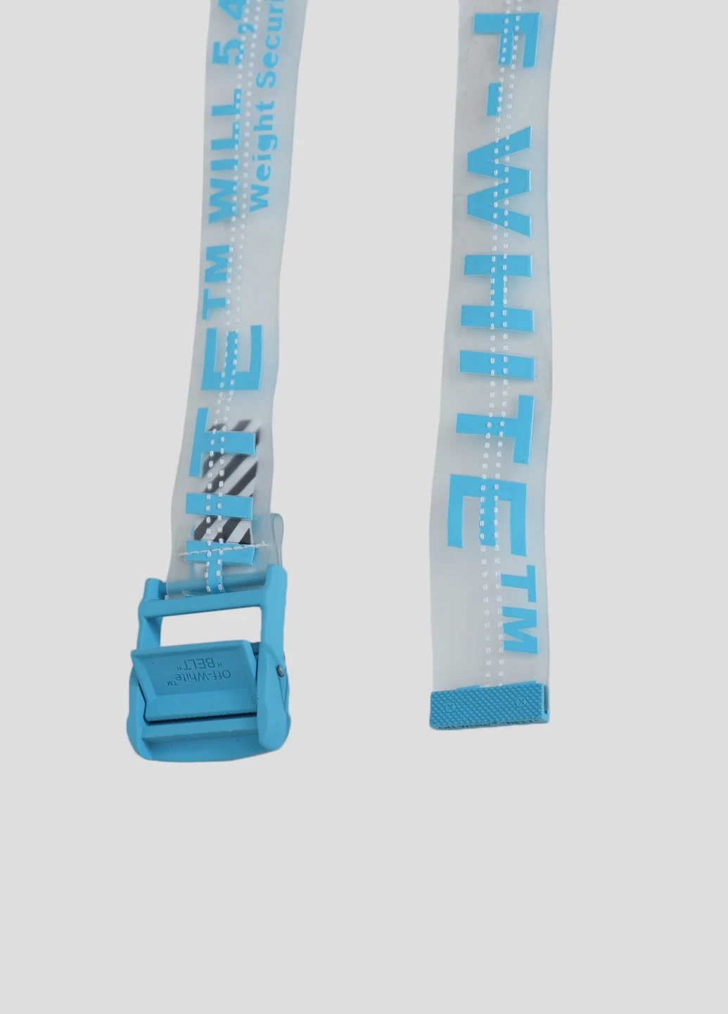 Темно-синий ремень с логотипом Off-White (228291386)
