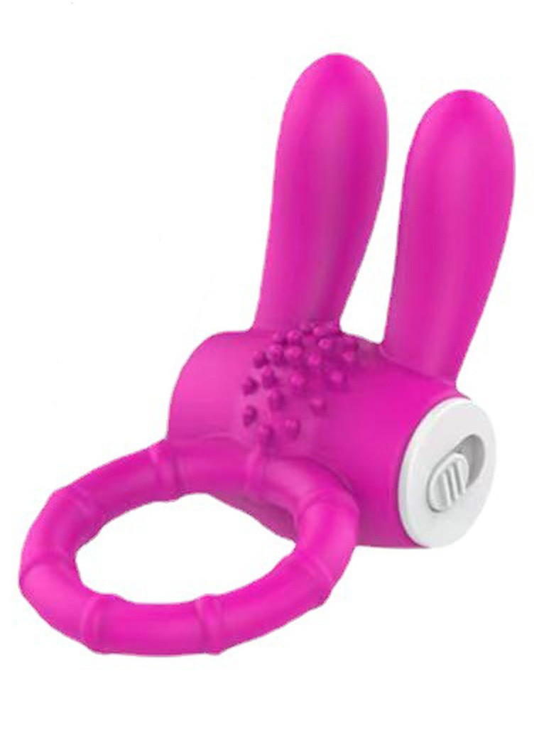 Эрекционное кольцо с вибрацией Кролик Langsha (256419071)