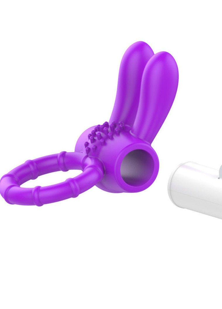 Эрекционное кольцо с вибрацией Кролик Langsha (256419071)