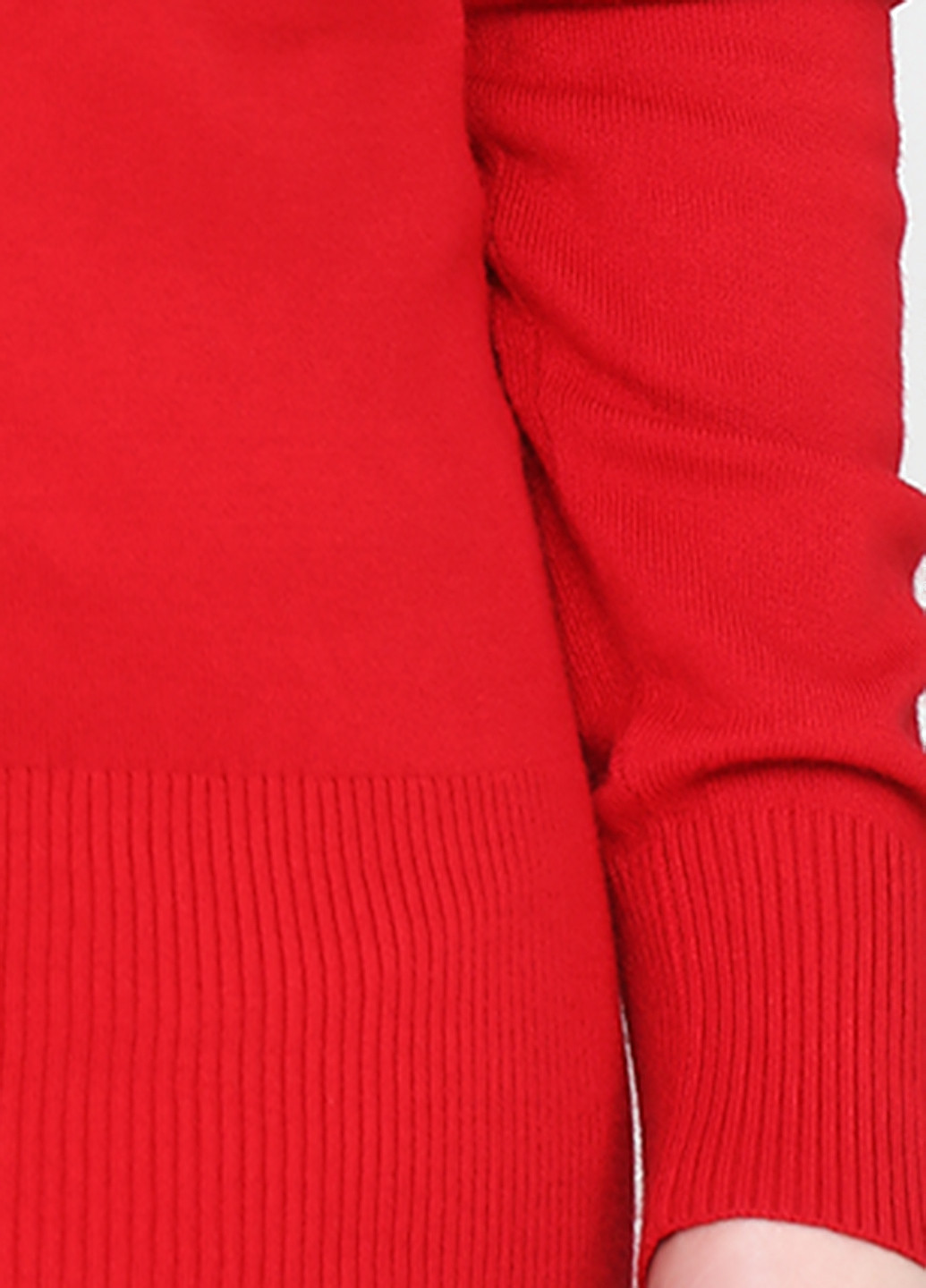 Красный демисезонный пуловер пуловер Apostrophe