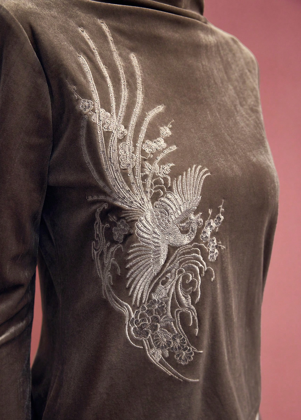 Коричневый демисезонный свитер SHEIN