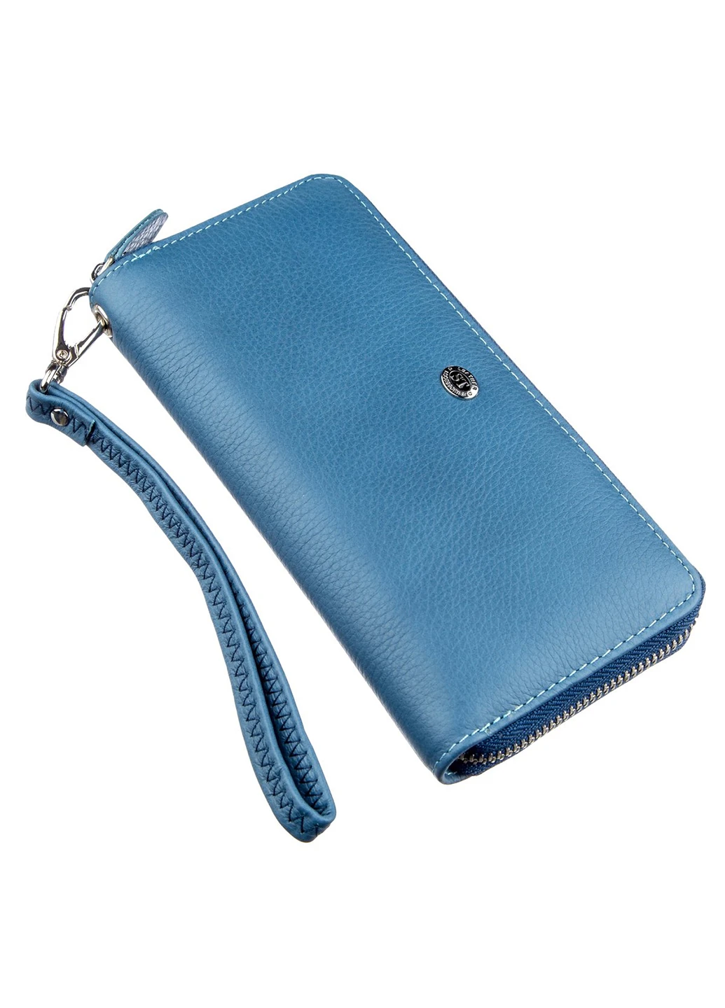 Жіночий шкіряний гаманець-клатч 9х18,5 см st leather (229458705)