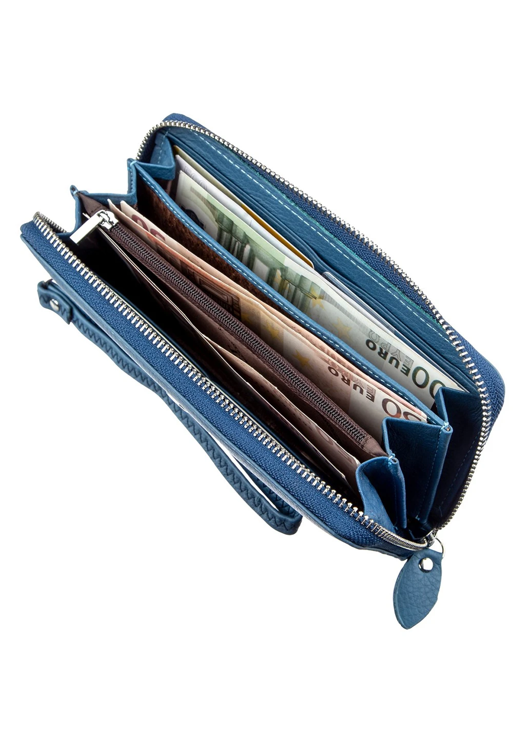 Жіночий шкіряний гаманець-клатч 9х18,5 см st leather (229458705)