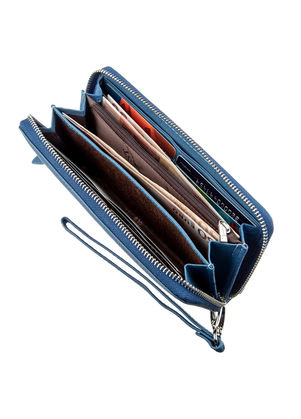 Жіночий шкіряний гаманець-клатч 9х18,5 см st leather (229458705)