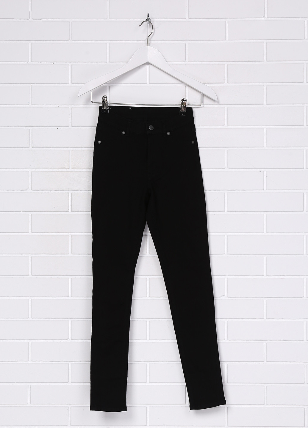 Черные демисезонные зауженные джинсы Cheap Monday