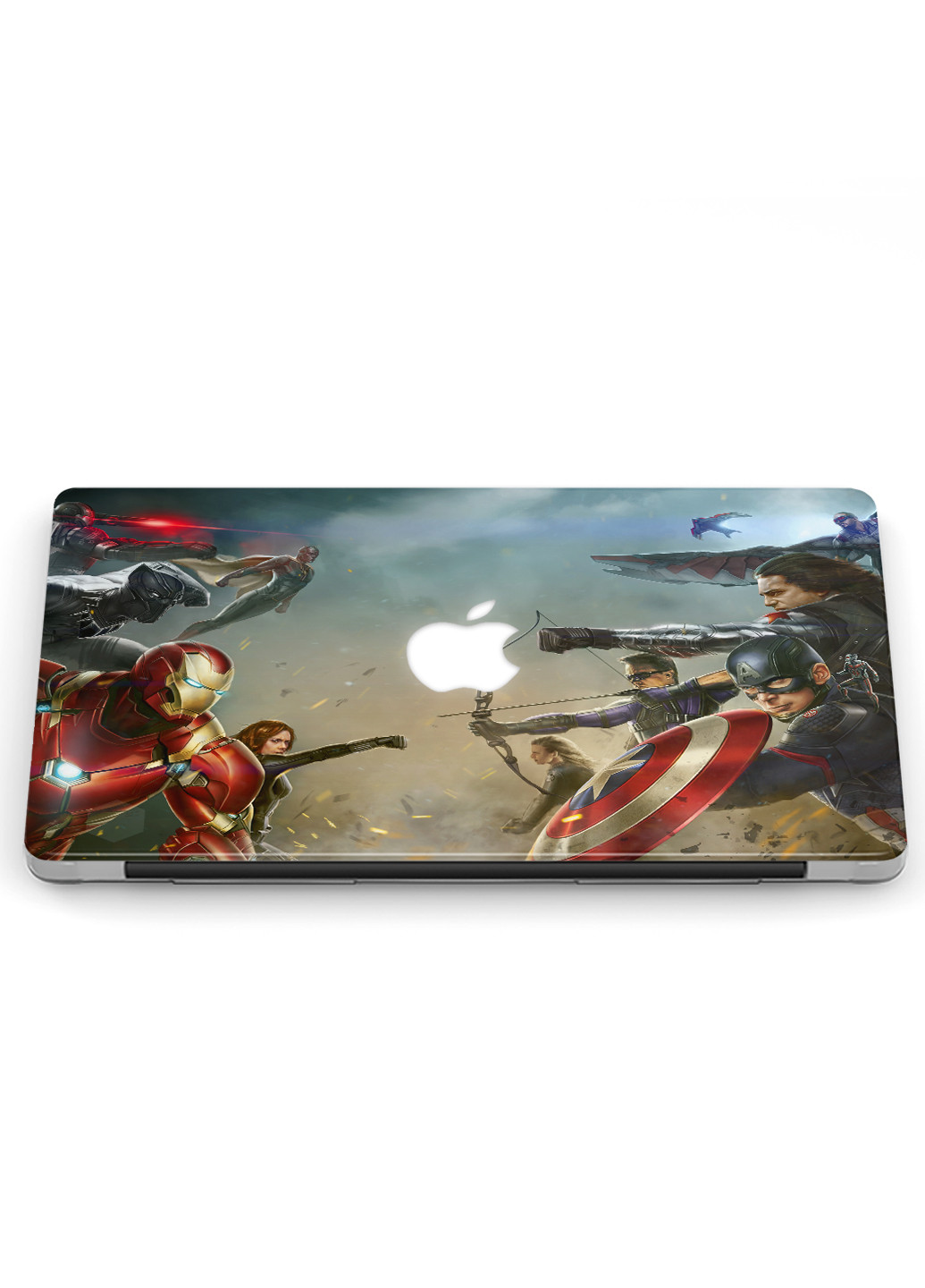 Чехол пластиковый для Apple MacBook Air 13 A1466 / A1369 Марвел (Marvel) (6351-1690) MobiPrint (218528789)