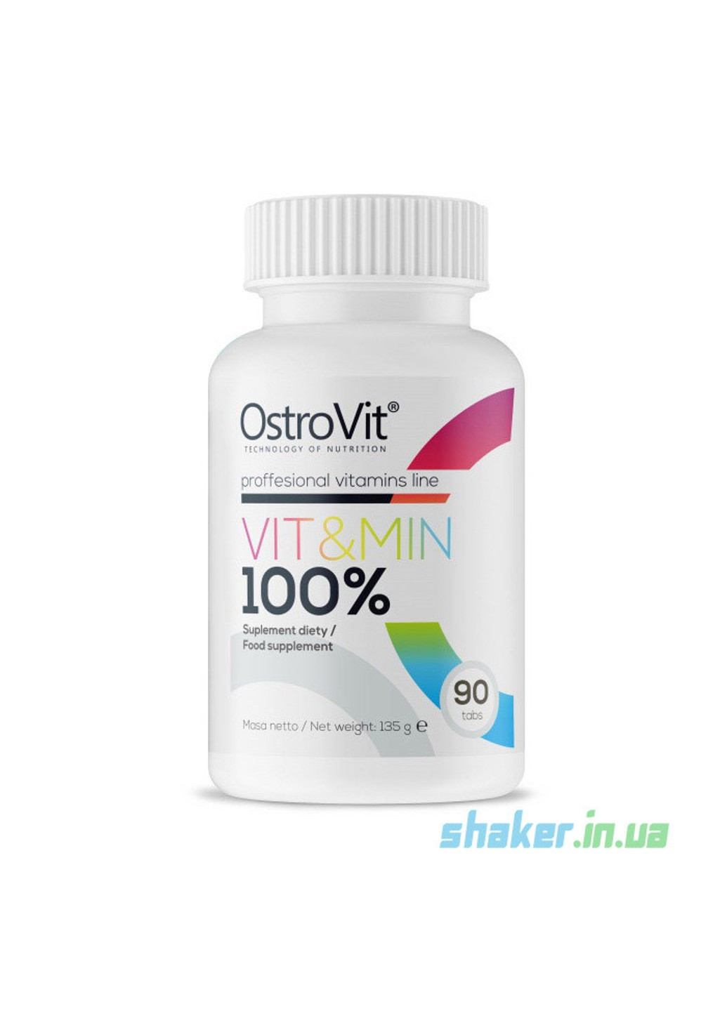 Комплекс витаминов Vit&Min 100% (90 таб) островит Ostrovit (255410618)