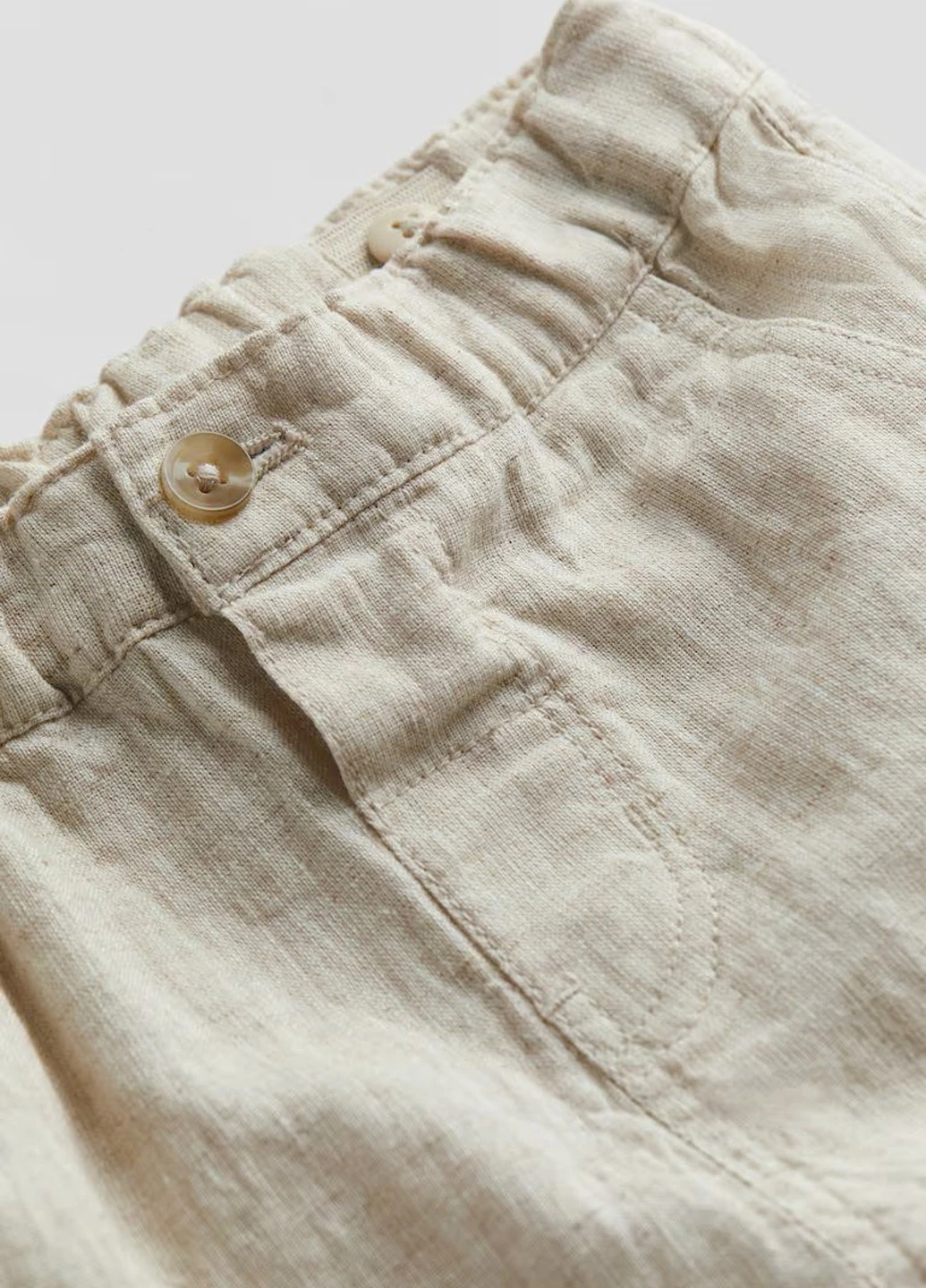 Світло-бежевий демісезонний костюм (піджак, штани) брючний H&M