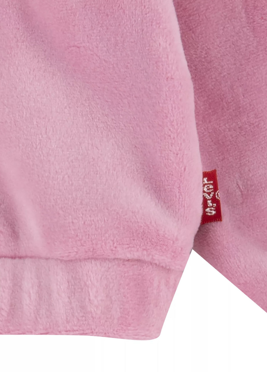 Рожевий демісезонний комплект (толстовка, футболка, джинси) Levi's