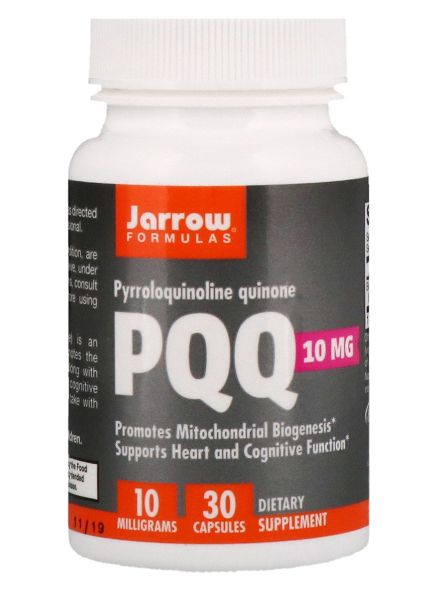 Пірролохінолінхінон PQQ, 10 мг,, 30 капсул Jarrow Formulas (228292010)