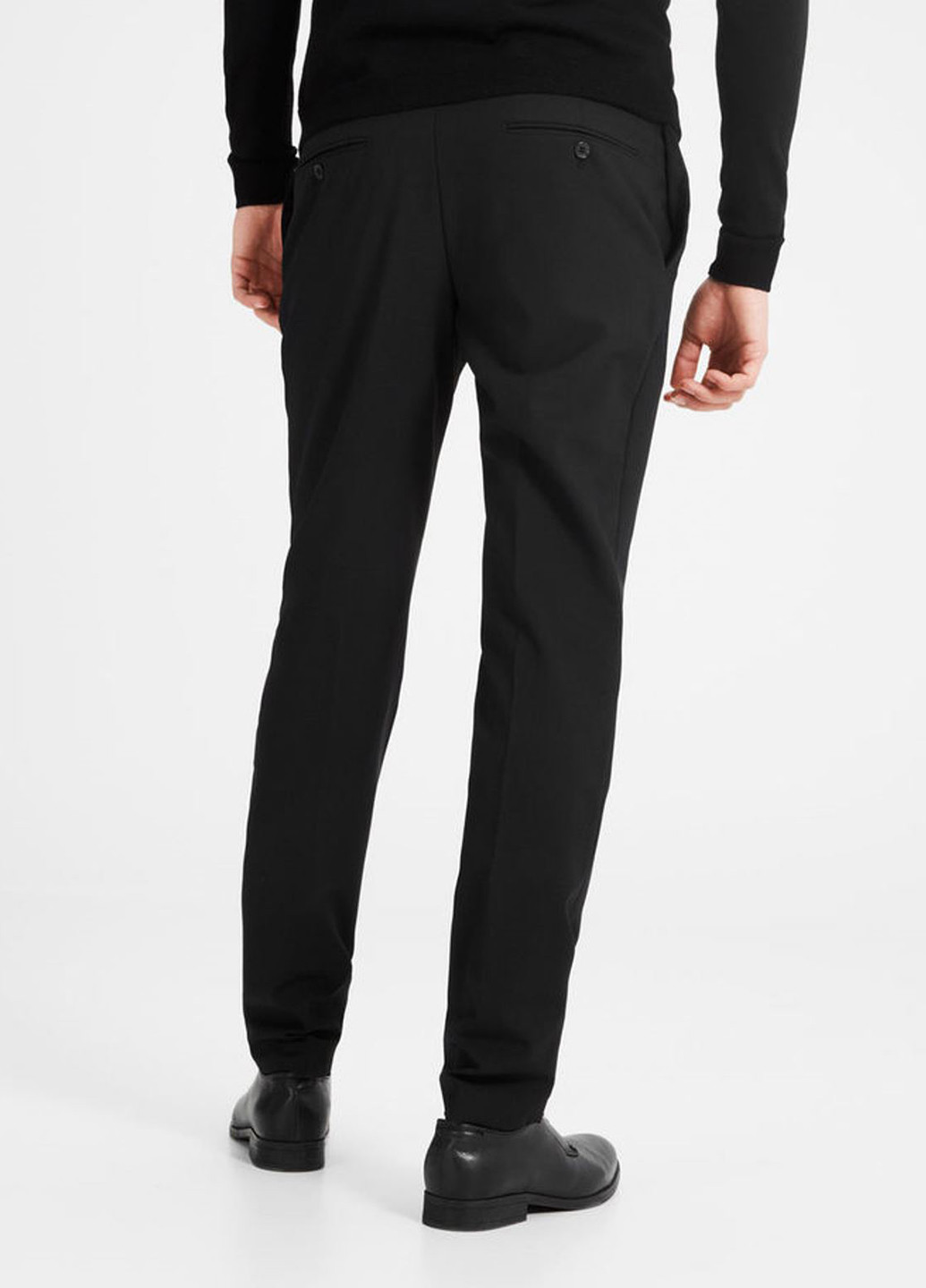 Черные классические демисезонные классические брюки Jack & Jones