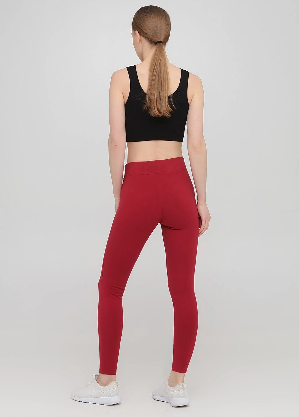 Красные демисезонные леггинсы спорт Old Navy