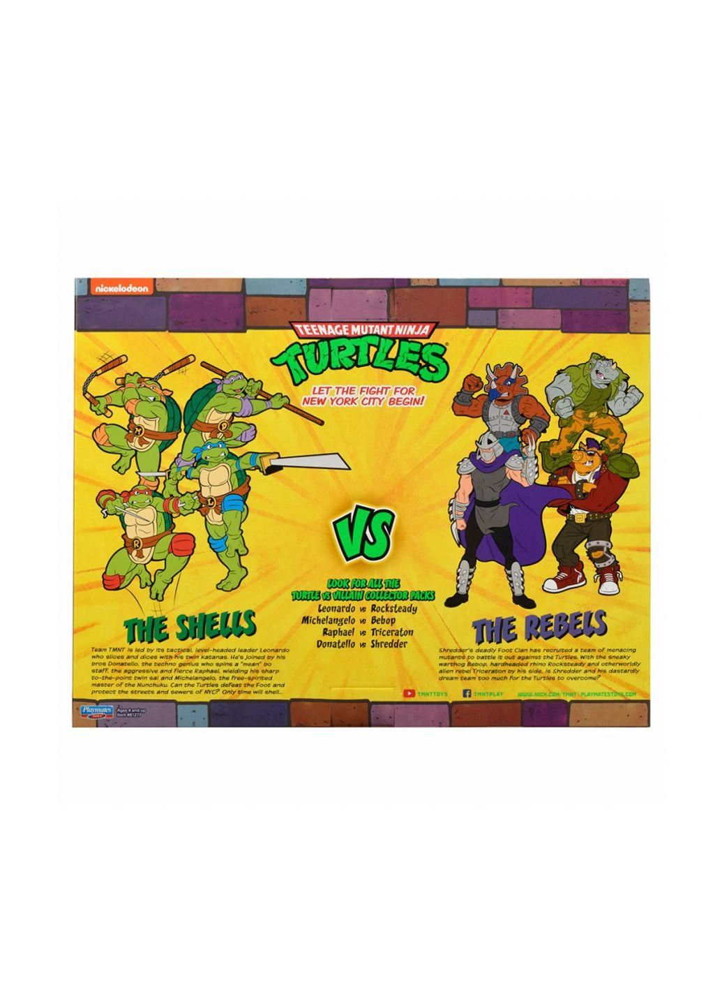 Фігурка набір Мікеланджело проти Бібопа (81277) TMNT (252229264)