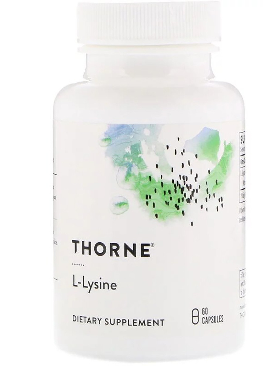 L-Лизин, L-Lysine,, 60 капсул Thorne Research (228292266)