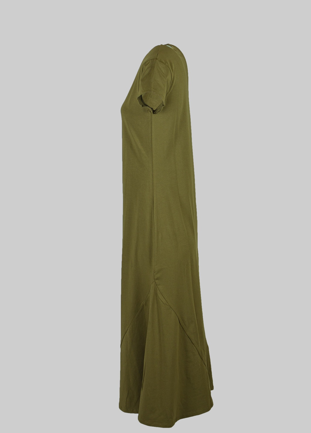 Оливковое (хаки) кэжуал платье Our Heritage однотонное