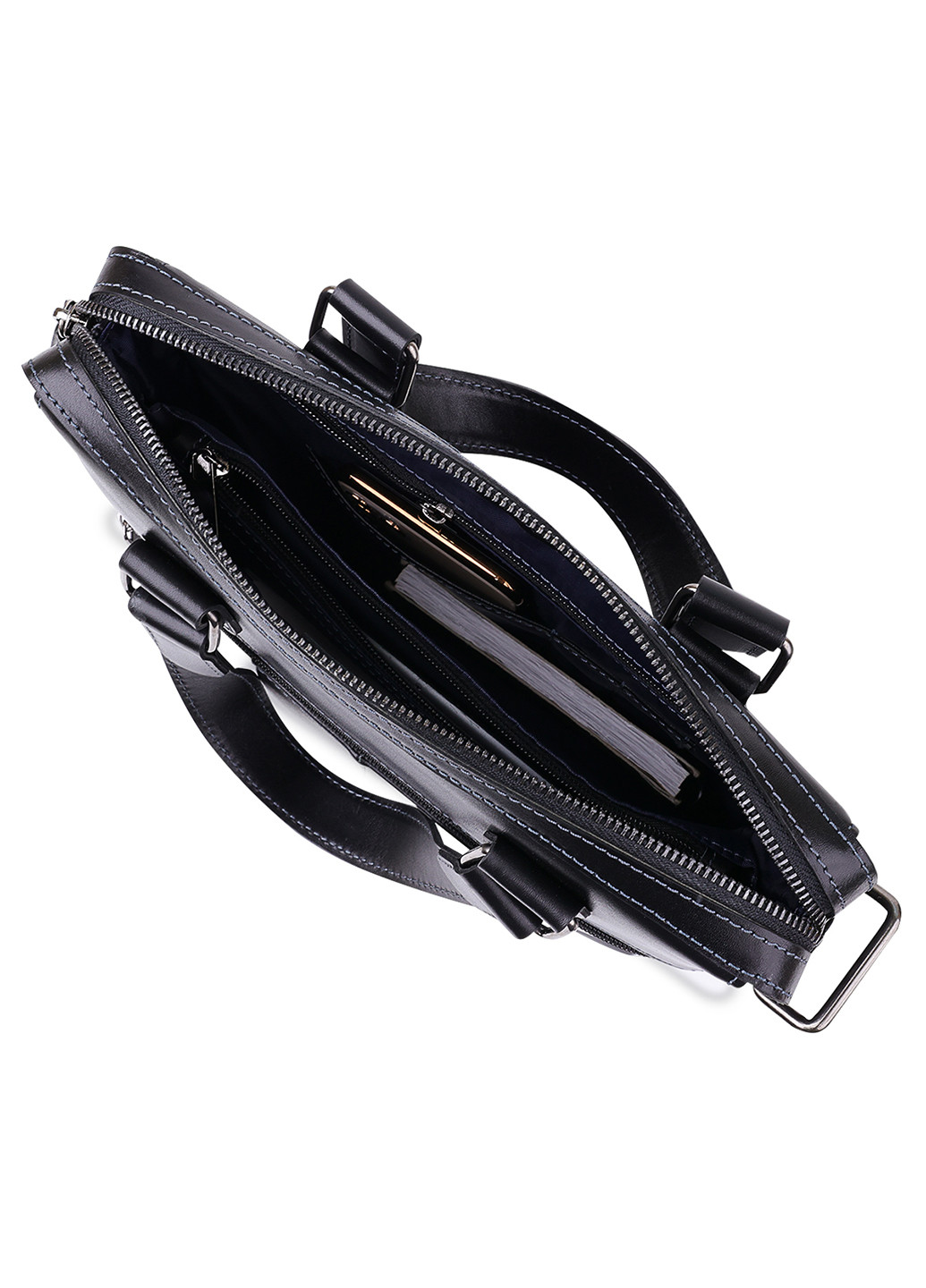 Мужская кожаная сумка 29х32х6 см Shvigel (250096920)