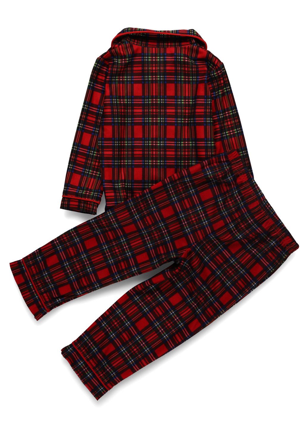 Червона всесезон піжама (сорочка, штани) рубашка + брюки Little Me