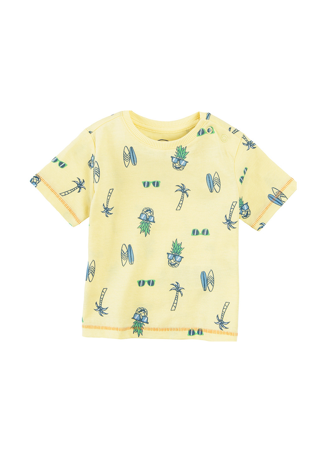 Светло-желтая летняя футболка Cool Club
