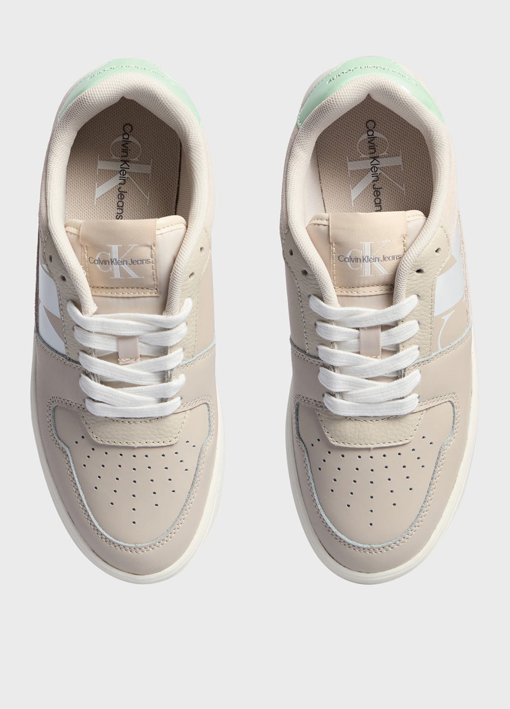 Кроссовки Calvin Klein Jeans бежевые всесезоны (346673442)