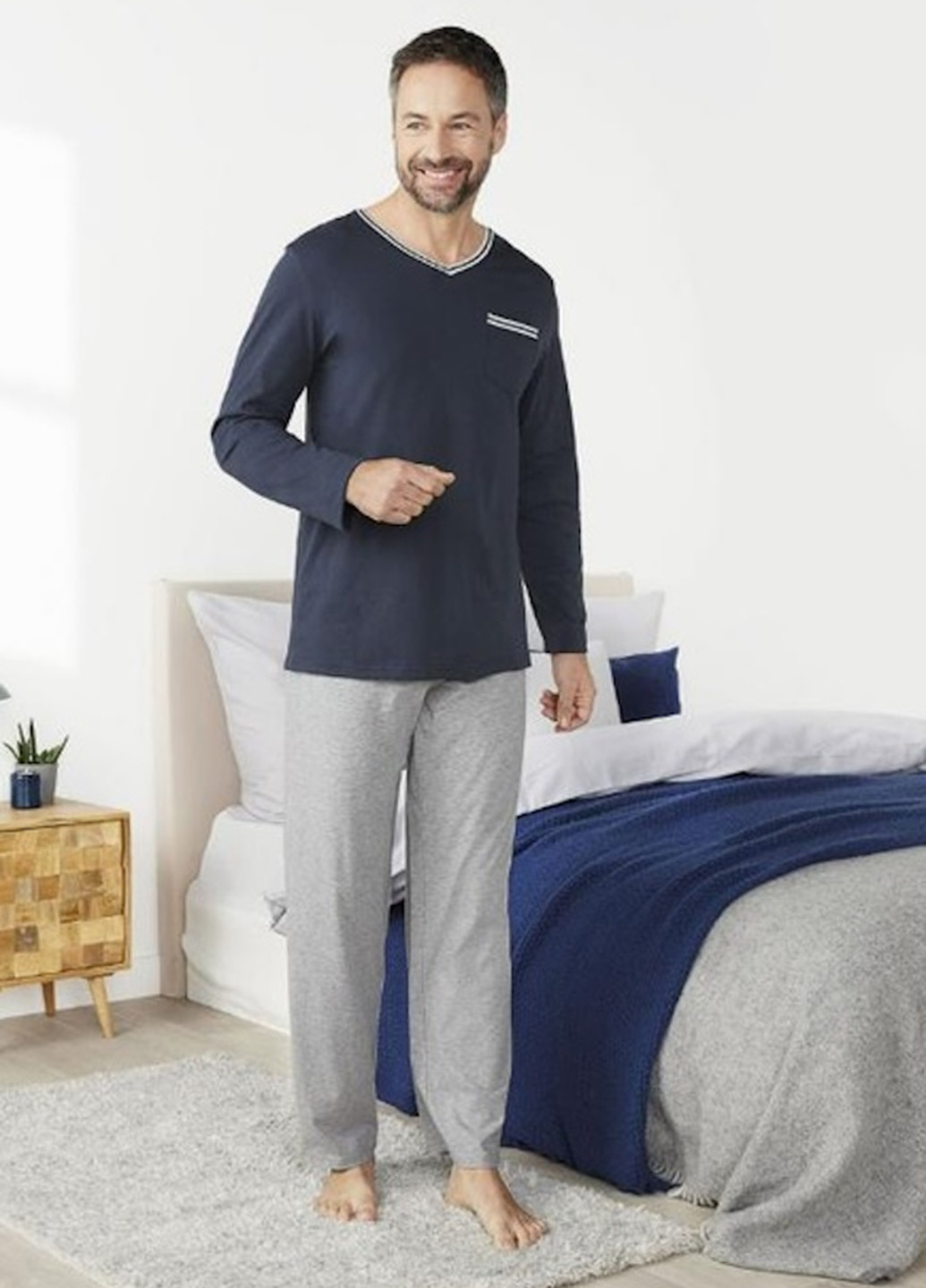 Пижама (лонгслив, брюки) Livergy (361069927)