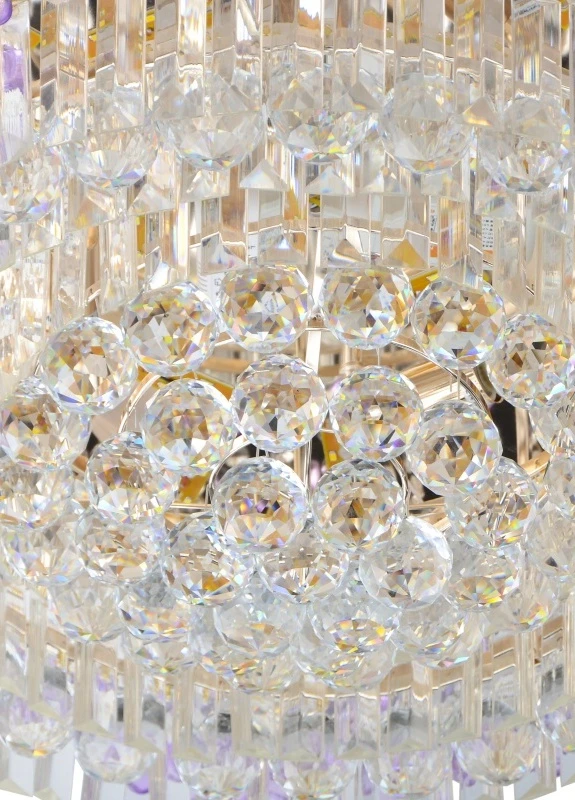Люстра стельова торт з підсвічуванням велика BCL-605C/7*E14 + 18*3W LED Brille (253885785)