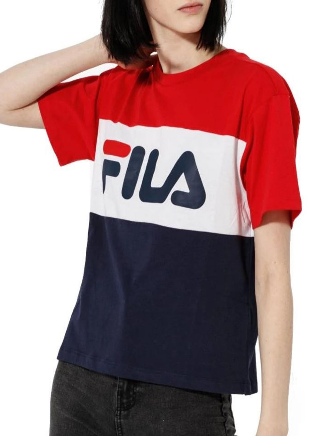 Комбинированная всесезон футболка Fila