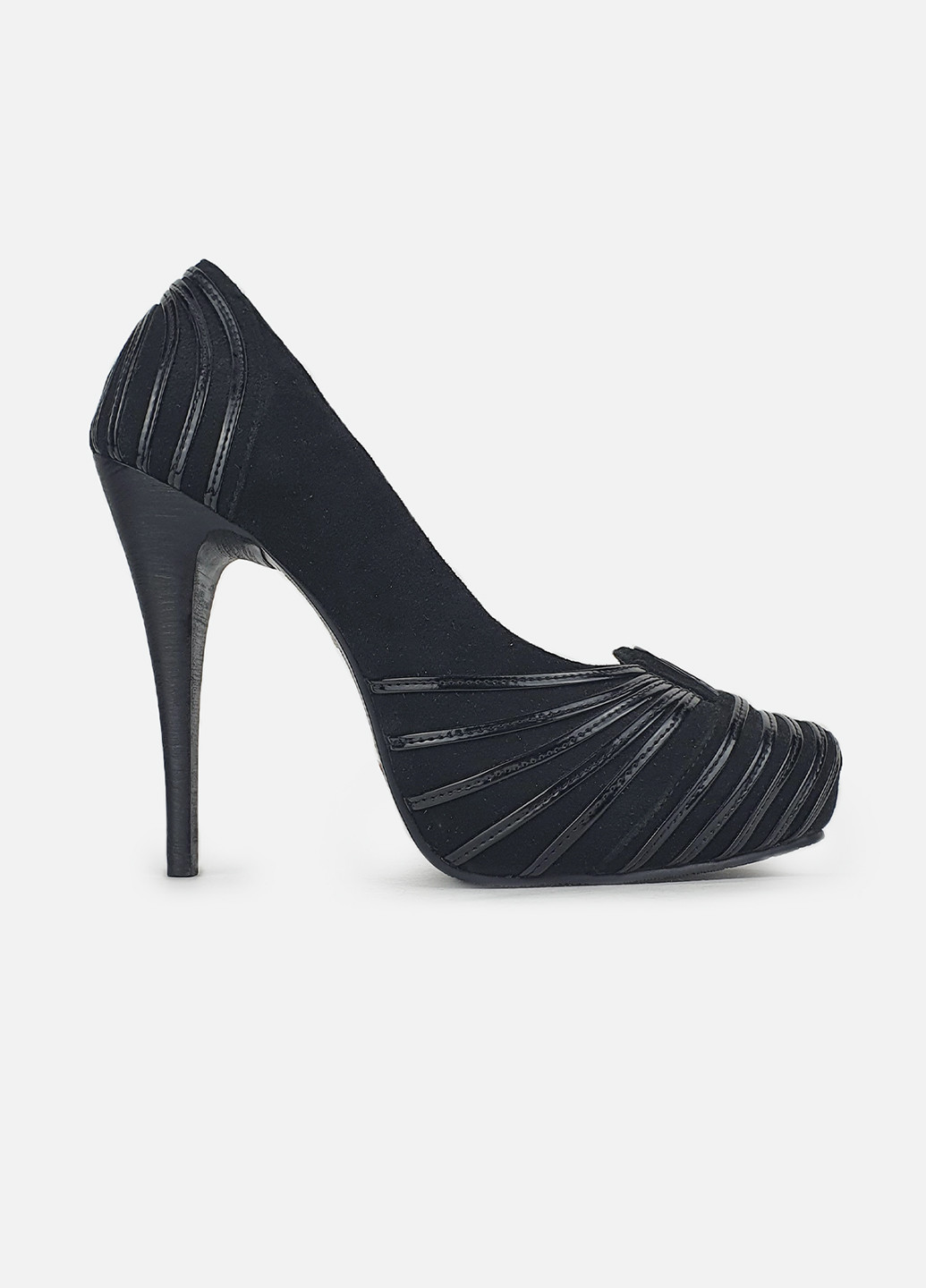 Basile Модні туфлі на підборах чорні шкіряні чорний з натуральна замша, — демісезон (252654836)