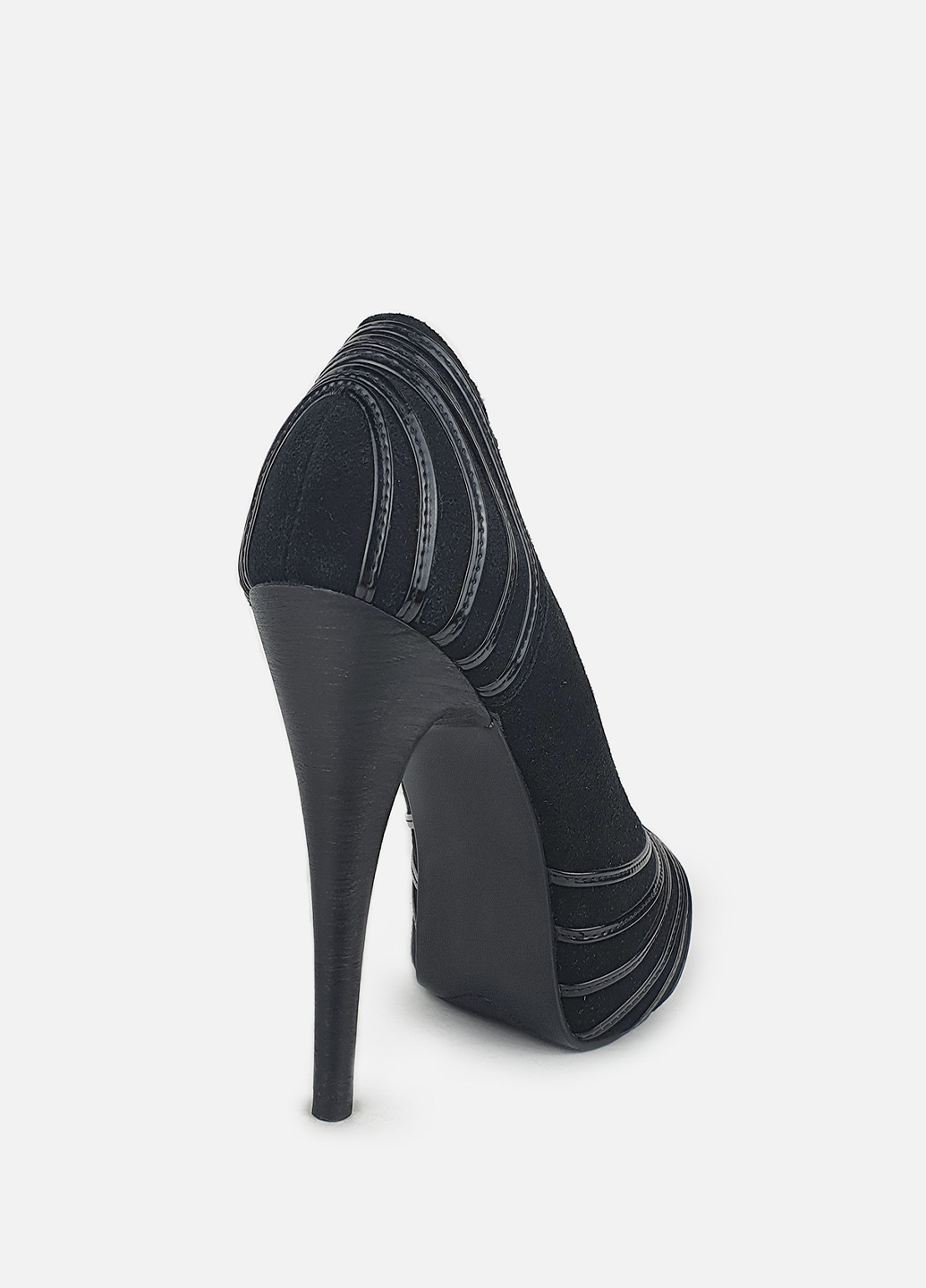 Basile Модні туфлі на підборах чорні шкіряні чорний з натуральна замша, — демісезон (252654836)