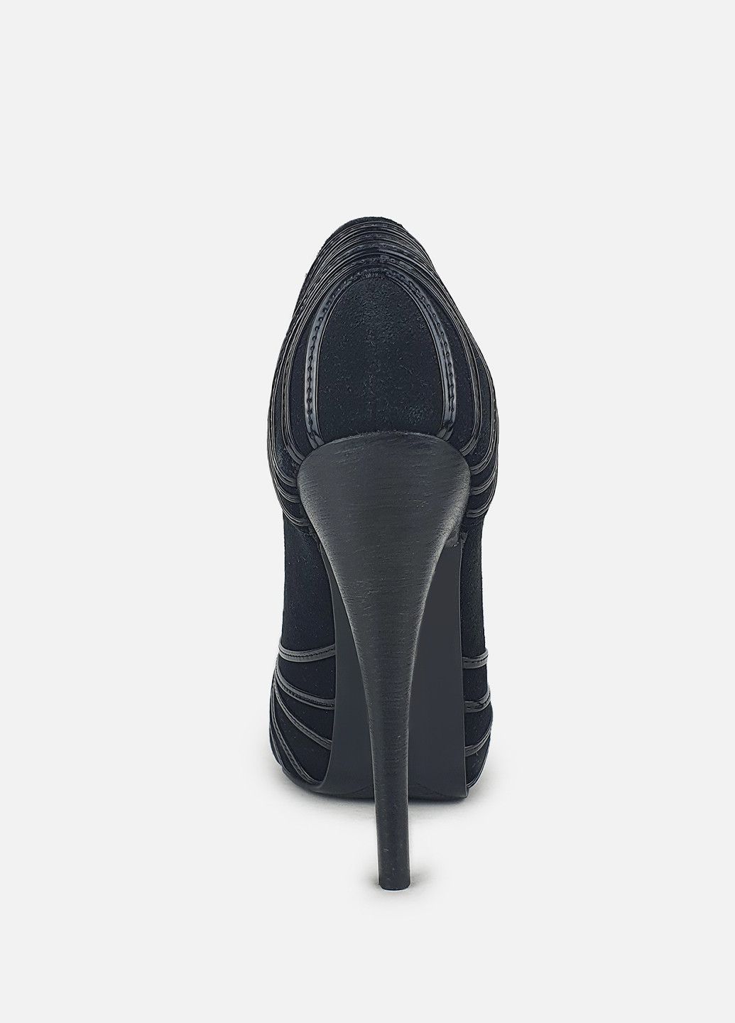 Basile Модні туфлі на підборах чорні шкіряні чорний з натуральна замша, — демісезон (252654836)