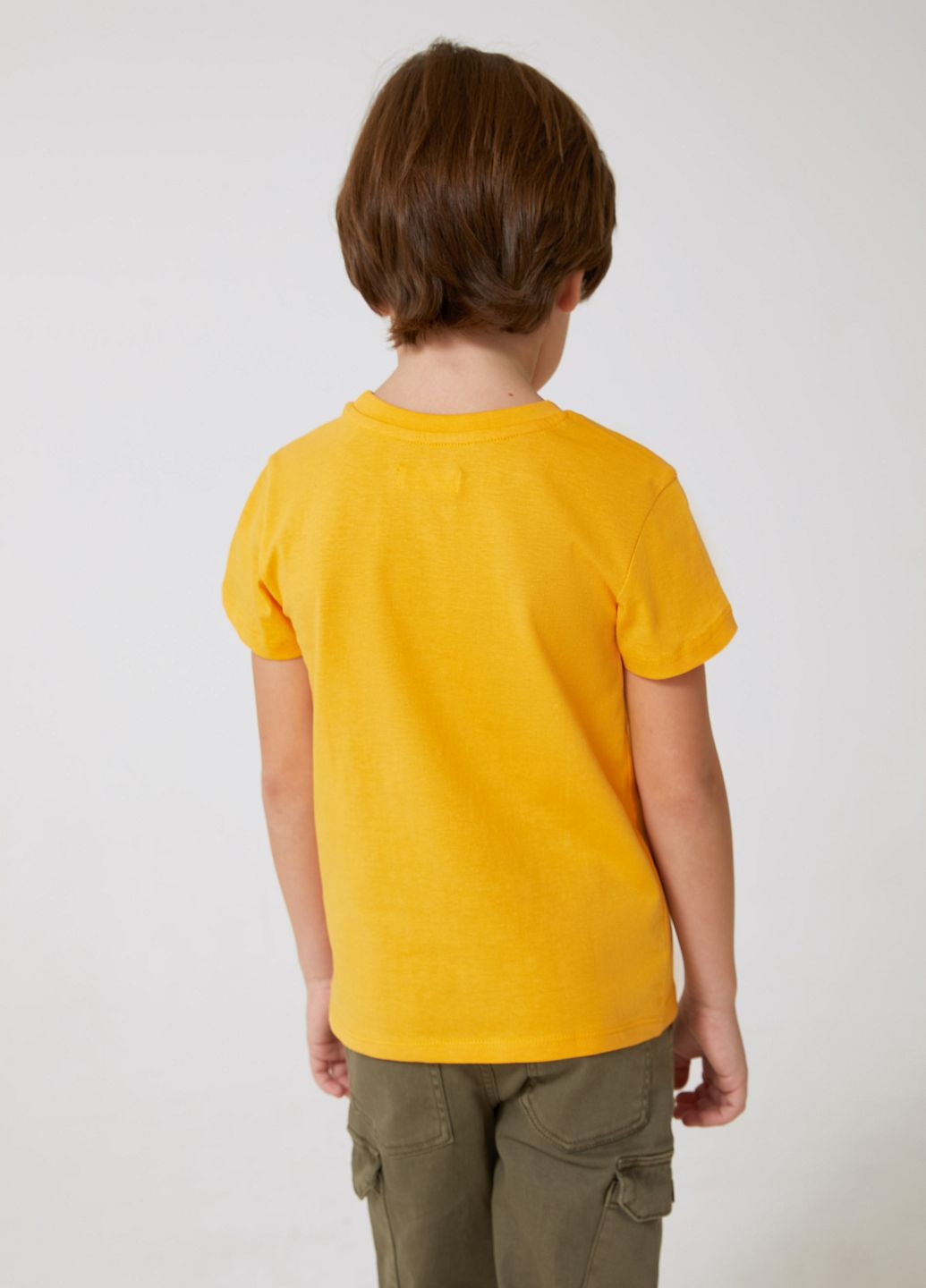 Жовта літня футболка SELA