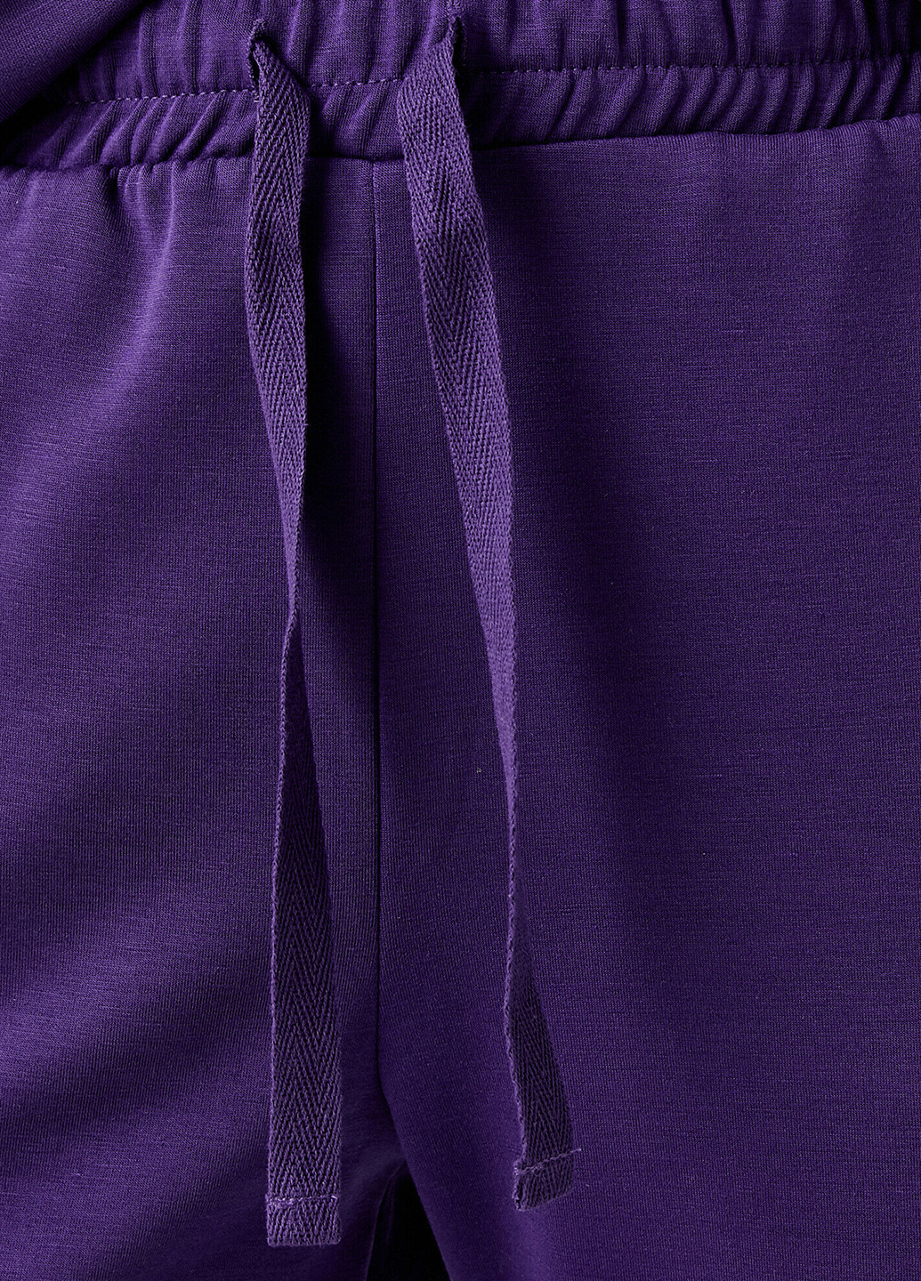 Свитшот KOTON - Прямой крой однотонный фиолетовый кэжуал трикотаж, модал - (245197679)