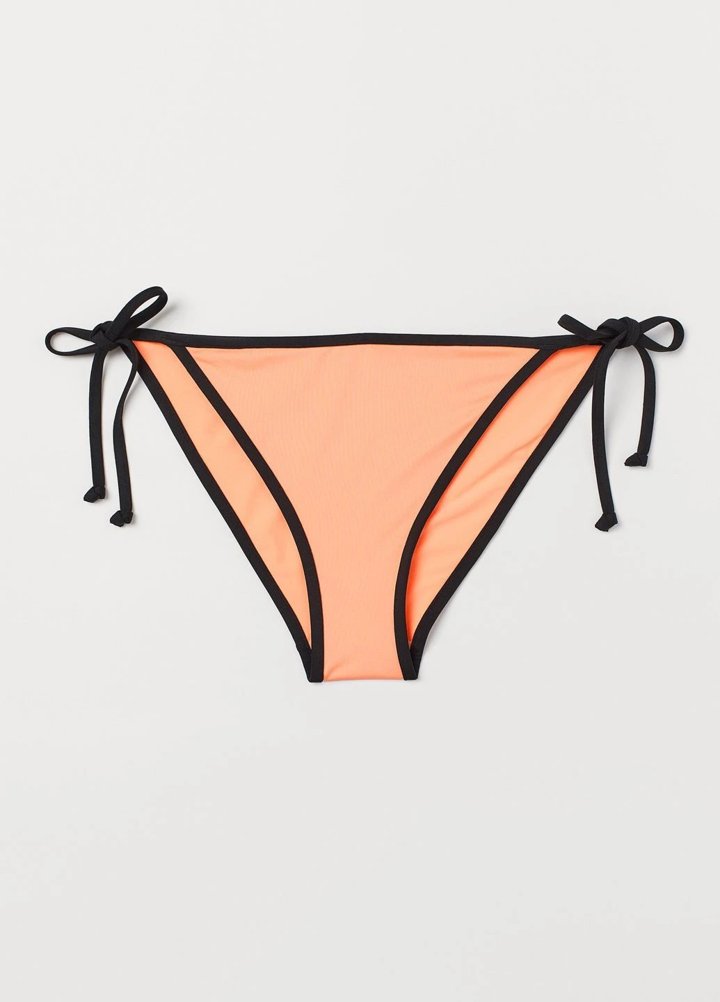 Оранжевые купальные трусики-плавки однотонные H&M