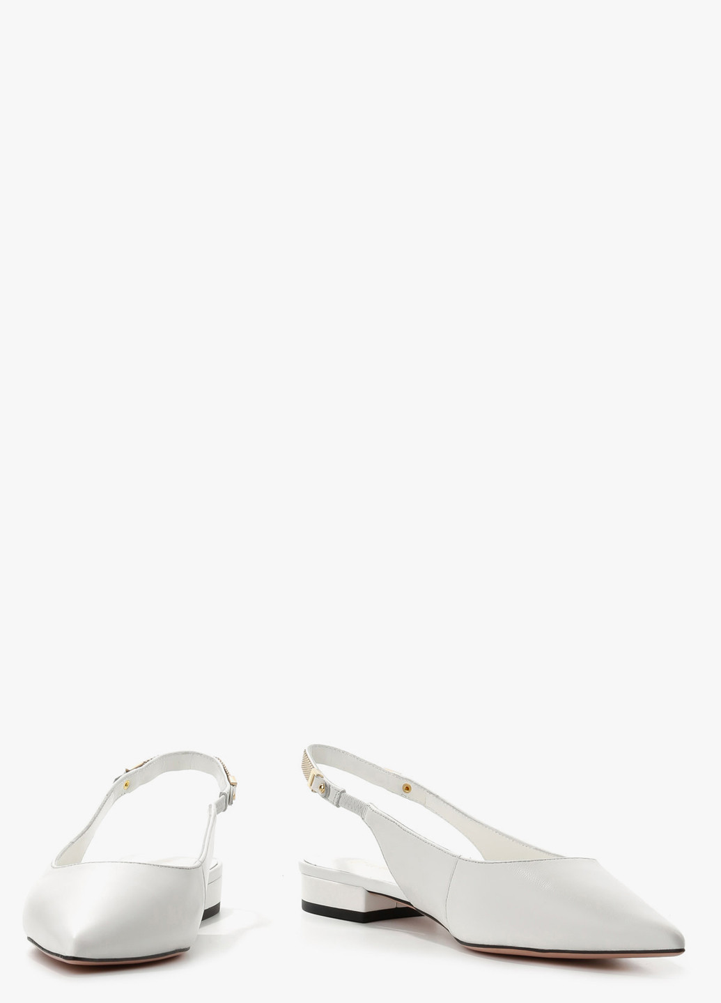 Le'BERDES Туфлі слінгбекі білий з натуральна шкіра, україна — літо (370451940)