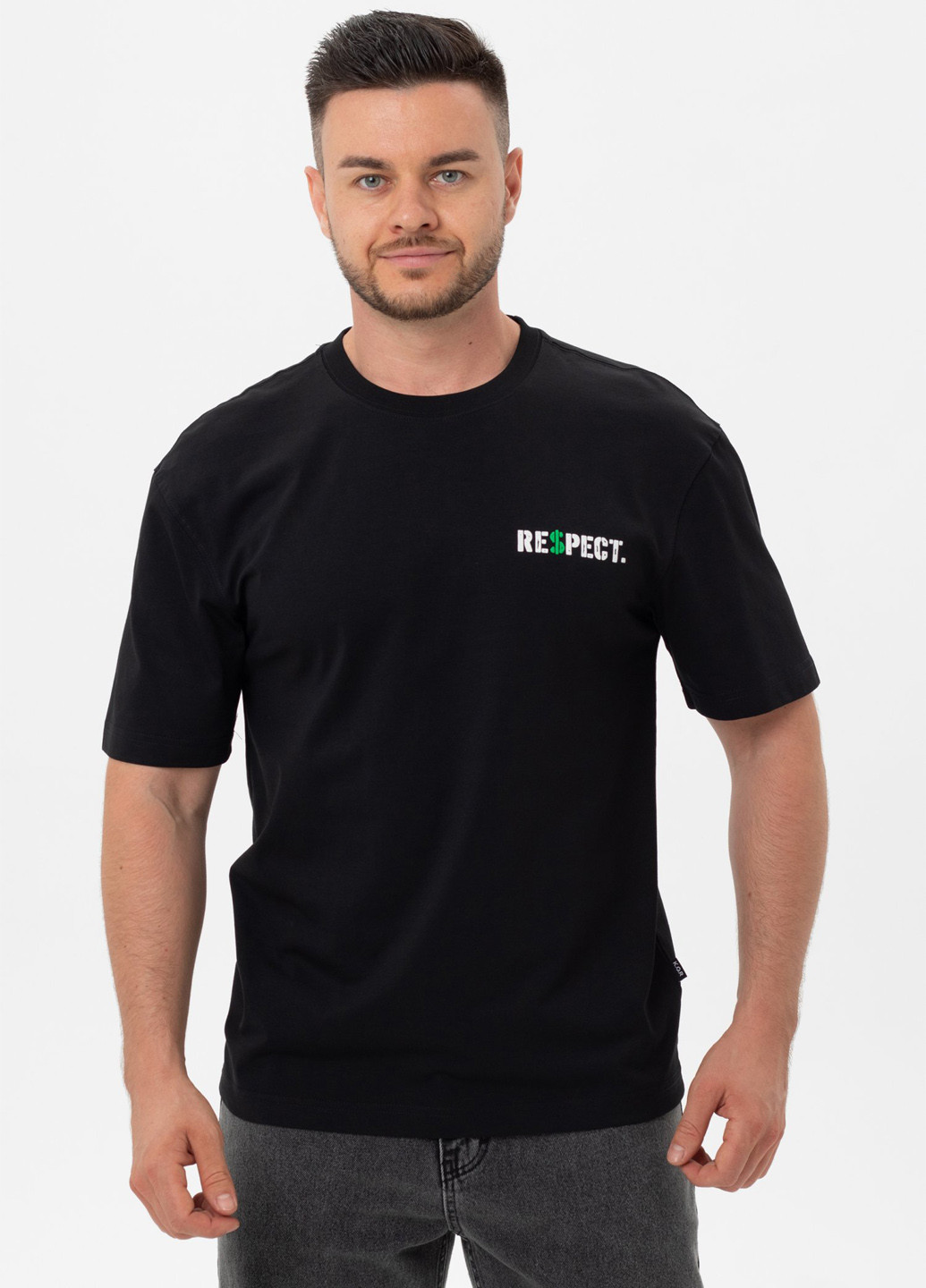 Чорна футболка Trend Collection